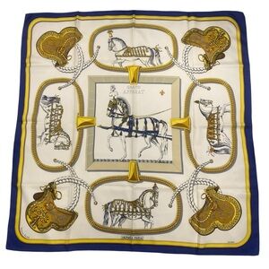 Hermes Silk Scarf Carre 90 Grand Apparat by Jacques Eudel Vintage